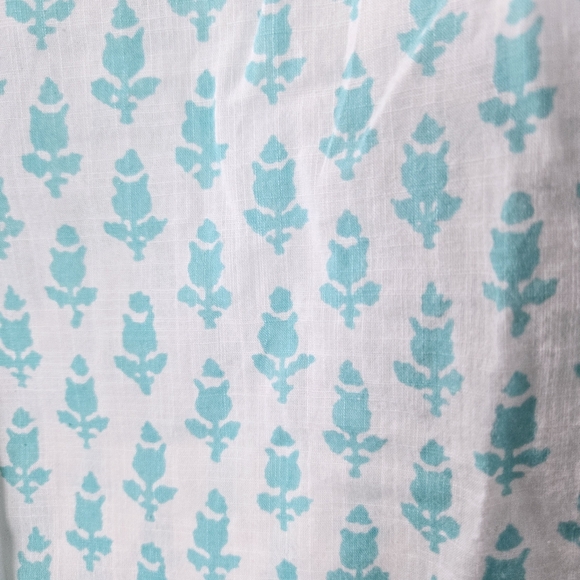 J.Crew Women Sz8 Thistle Print Lightweight Cotton Long-Sleeve Popover Tunic Top - Picture 13 of 13